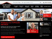 Tablet Screenshot of fowlerhomes.co.nz